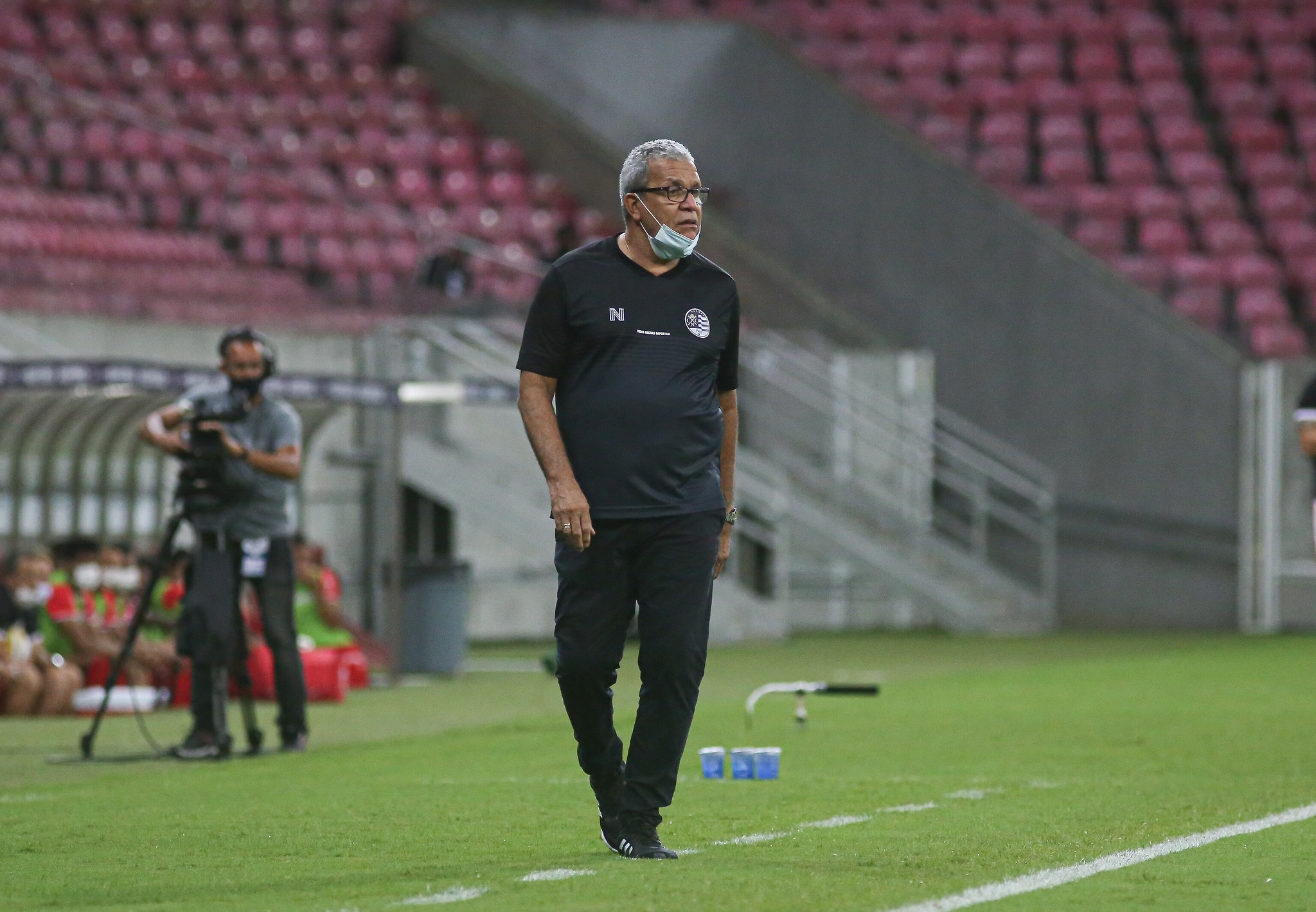 Técnico Hélio dos Anjos em passagem pelo Náutico. (Foto: Tiago Caldas / CNC)