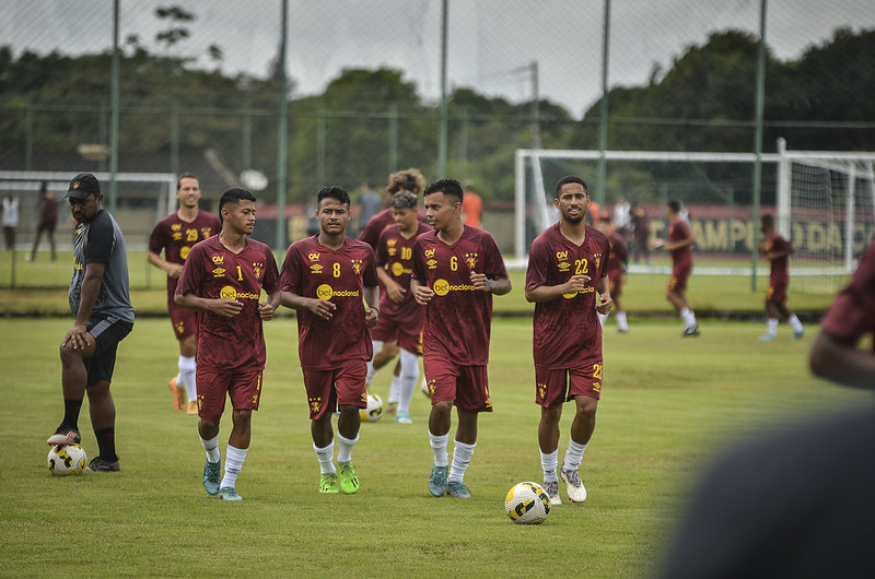 Treino da equipe sub-20